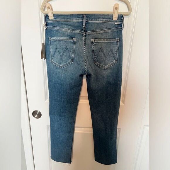 Mother The Mid Rise Dazzler Ankle Fray in Riding the Cliffside Size 27 - Picture 4 of 5
